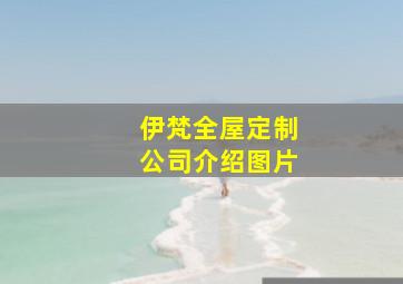 伊梵全屋定制公司介绍图片