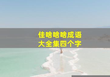 佳啥啥啥成语大全集四个字