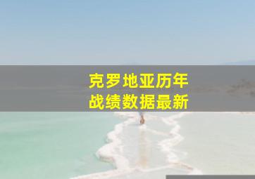 克罗地亚历年战绩数据最新