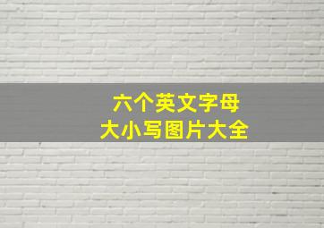 六个英文字母大小写图片大全