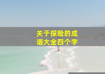 关于探险的成语大全四个字