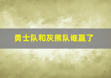 勇士队和灰熊队谁赢了