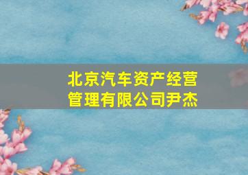 北京汽车资产经营管理有限公司尹杰