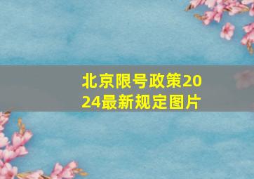 北京限号政策2024最新规定图片