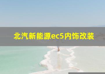 北汽新能源ec5内饰改装