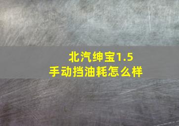 北汽绅宝1.5手动挡油耗怎么样