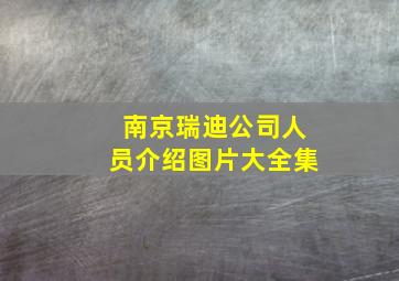 南京瑞迪公司人员介绍图片大全集