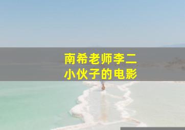 南希老师李二小伙子的电影