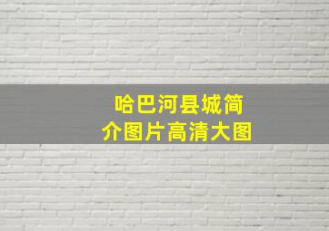 哈巴河县城简介图片高清大图