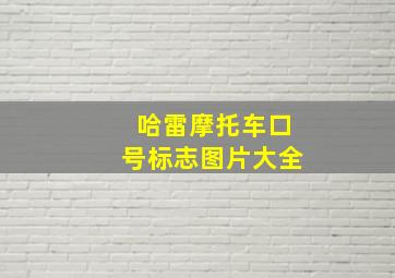 哈雷摩托车口号标志图片大全