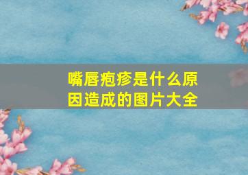 嘴唇疱疹是什么原因造成的图片大全