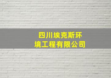 四川埃克斯环境工程有限公司