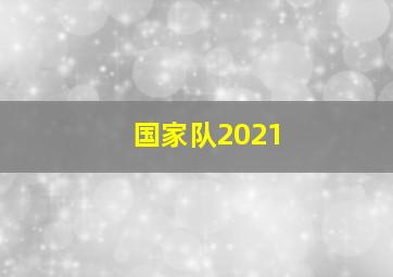 国家队2021