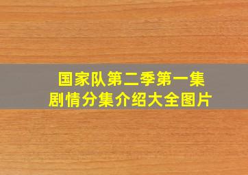 国家队第二季第一集剧情分集介绍大全图片