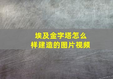 埃及金字塔怎么样建造的图片视频