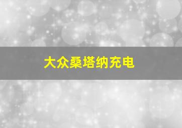 大众桑塔纳充电