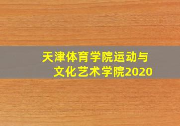 天津体育学院运动与文化艺术学院2020