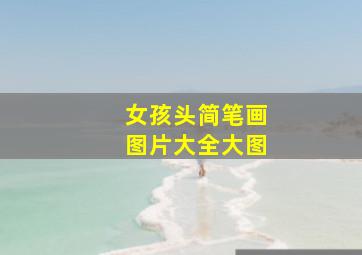 女孩头简笔画图片大全大图