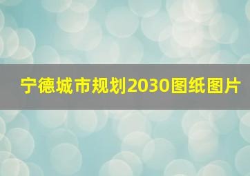 宁德城市规划2030图纸图片