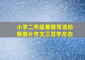 小学二年级看图写话拍照图片作文三百字左右