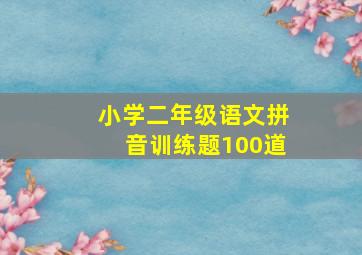 小学二年级语文拼音训练题100道