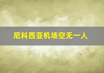 尼科西亚机场空无一人