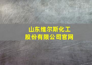 山东维尔斯化工股份有限公司官网