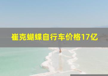 崔克蝴蝶自行车价格17亿