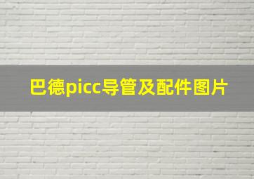 巴德picc导管及配件图片