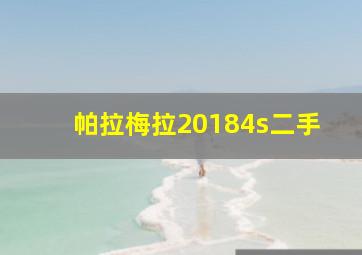 帕拉梅拉20184s二手