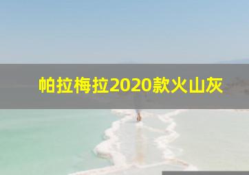 帕拉梅拉2020款火山灰