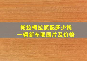 帕拉梅拉顶配多少钱一辆新车呢图片及价格