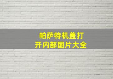 帕萨特机盖打开内部图片大全