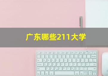 广东哪些211大学