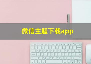 微信主题下载app