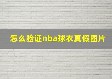 怎么验证nba球衣真假图片