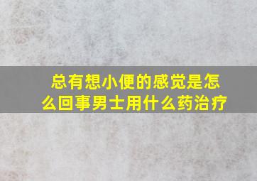 总有想小便的感觉是怎么回事男士用什么药治疗