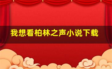 我想看柏林之声小说下载