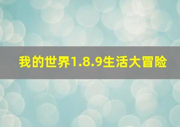 我的世界1.8.9生活大冒险