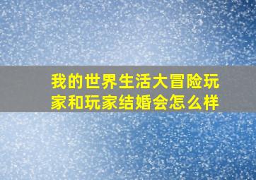 我的世界生活大冒险玩家和玩家结婚会怎么样