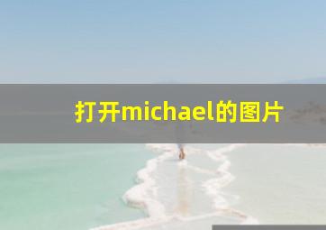 打开michael的图片