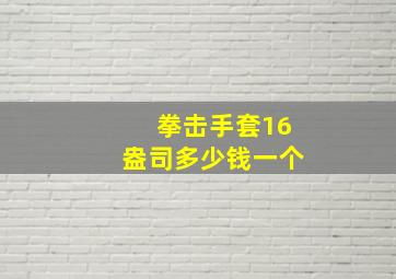 拳击手套16盎司多少钱一个