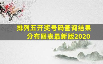 排列五开奖号码查询结果分布图表最新版2020