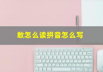 敢怎么读拼音怎么写