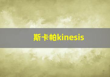 斯卡帕kinesis