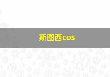 斯图西cos