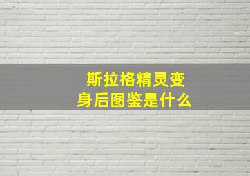 斯拉格精灵变身后图鉴是什么