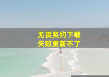 无畏契约下载失败更新不了