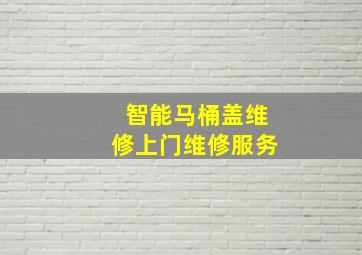 智能马桶盖维修上门维修服务