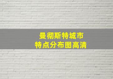 曼彻斯特城市特点分布图高清